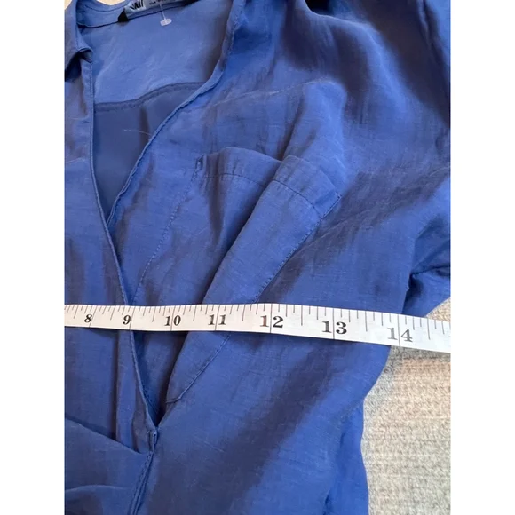 Women's Zara Blue long sleeve Dress Size S